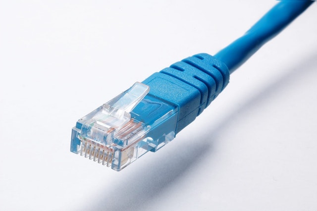 Blue cable connection