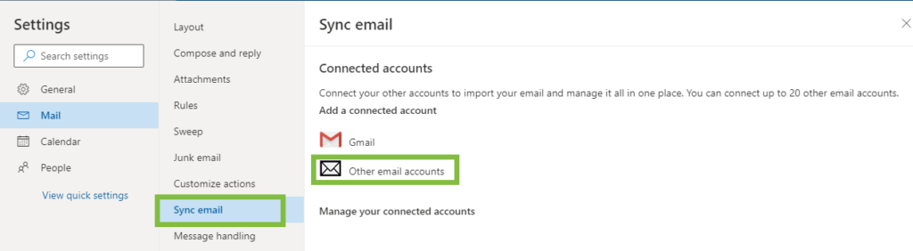 Sync to Outlook
